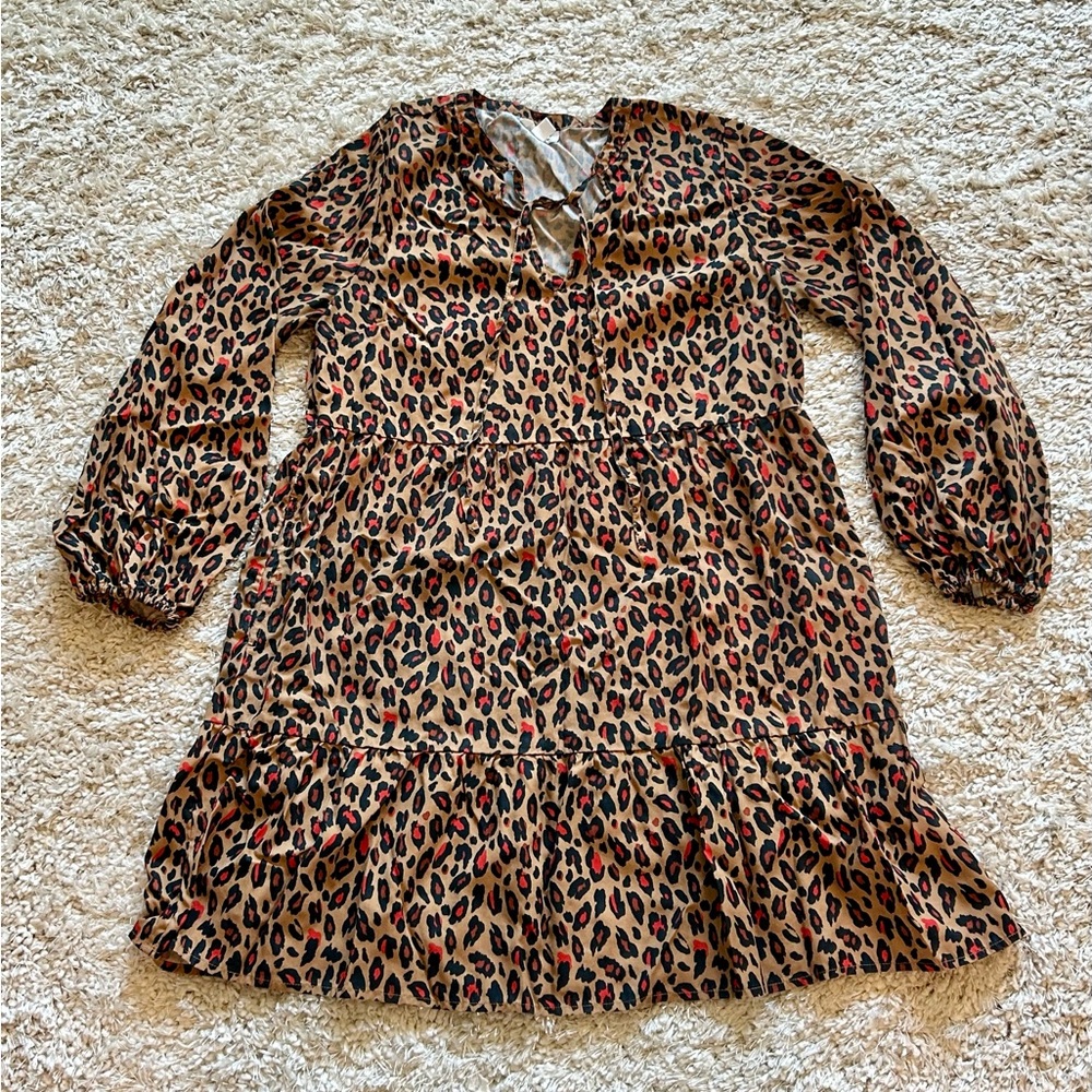 Limited Edition Leopard Print Midi Dress